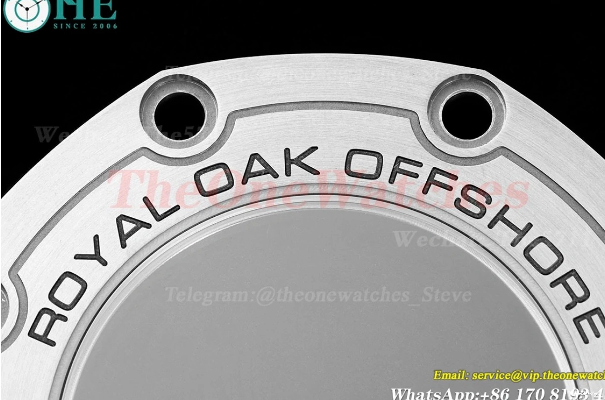 Oak RU SS Dial 15710 Clone Super Offshore Diver White Royal 42mm SA3120 APSF 0411